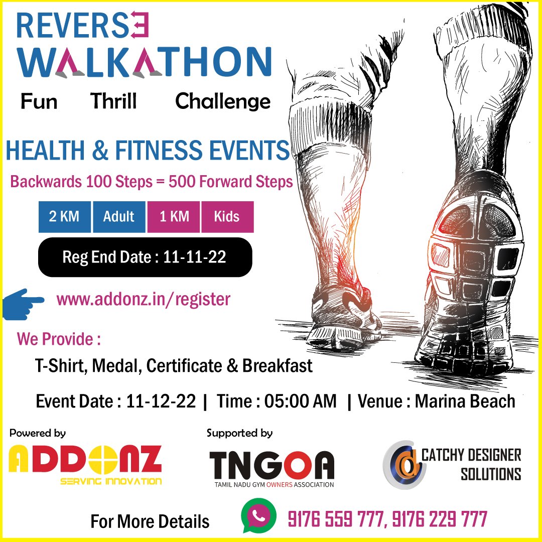 reverse walkathon